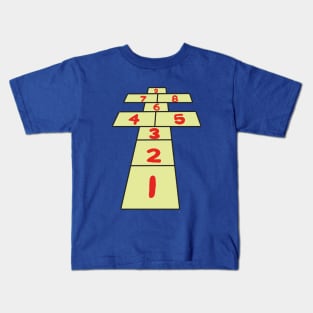 Hopscotch Playground Game Kids T-Shirt